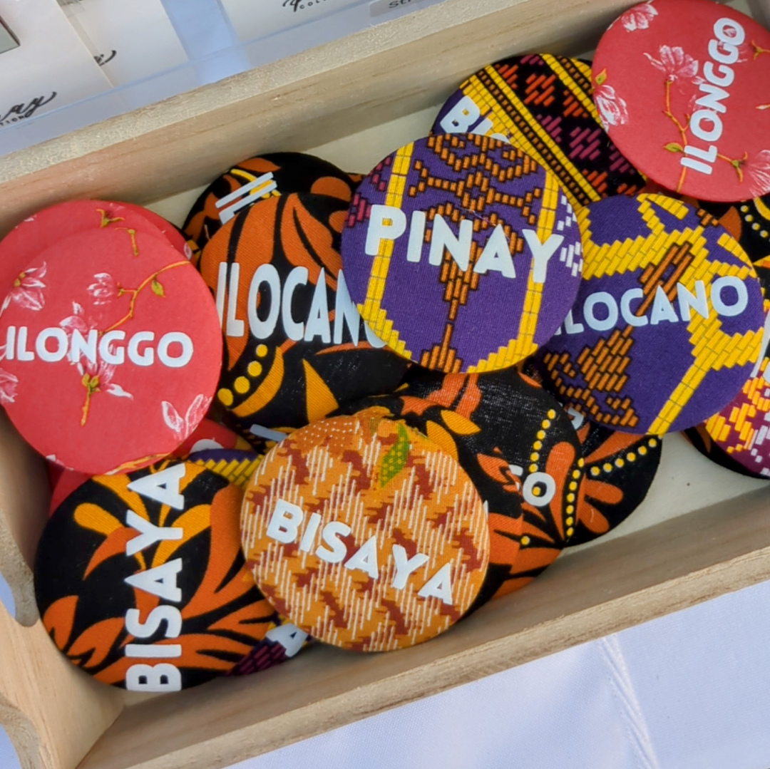 Filipino Batik Button Pins β Pinay Collection