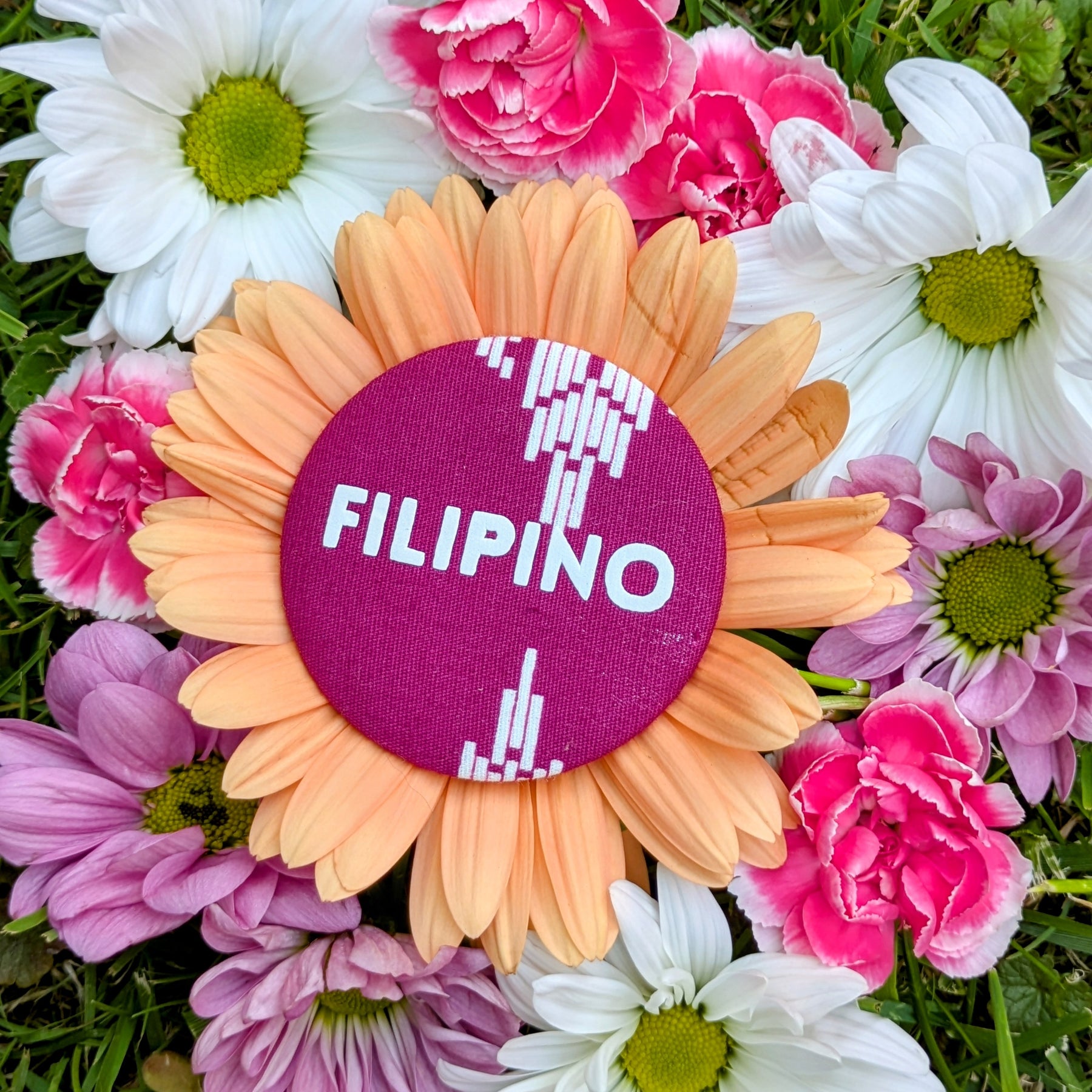 Filipino Batik Button Pins β Pinay Collection